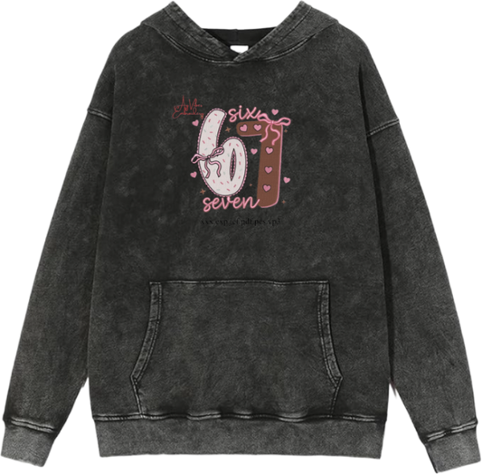 67 designs Oversize Hoodie Washed 19