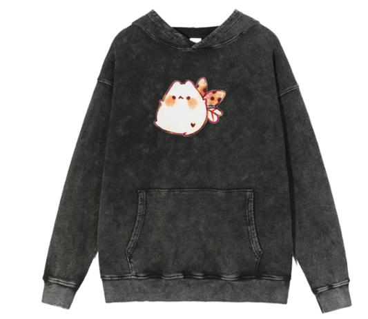 bunny Oversize Hoodie Washed 19