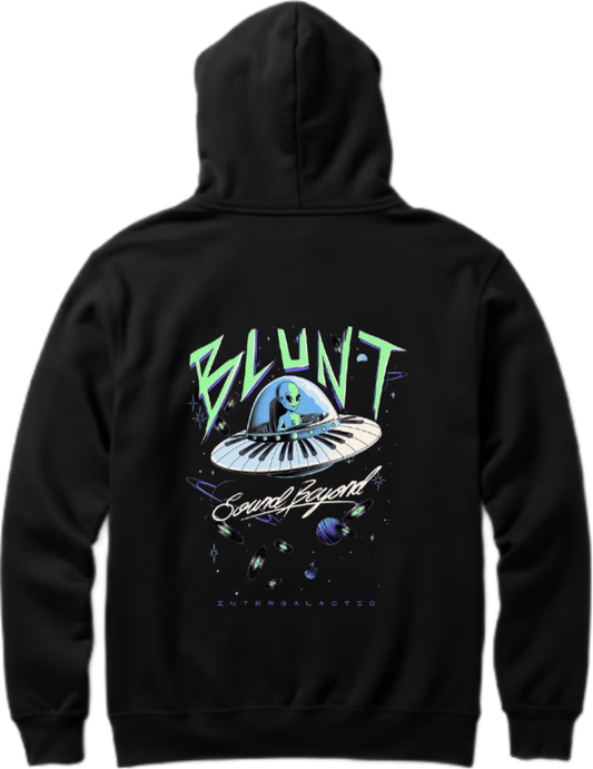aliens Oversize Hoodie Back Black 15