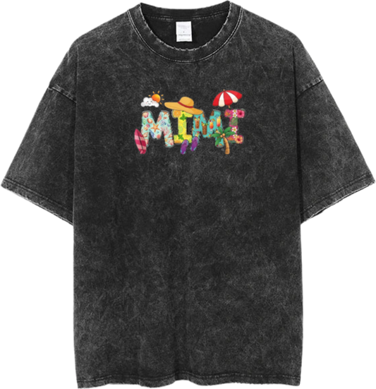 Summer Vibes One Size t- shirt Washed 19