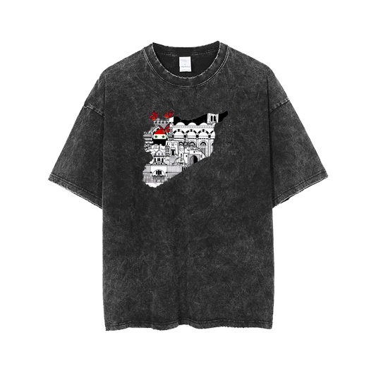Syria t- shirt One Size Washed 19