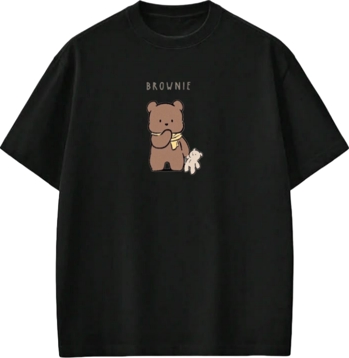 bear t- shirt Black  19
