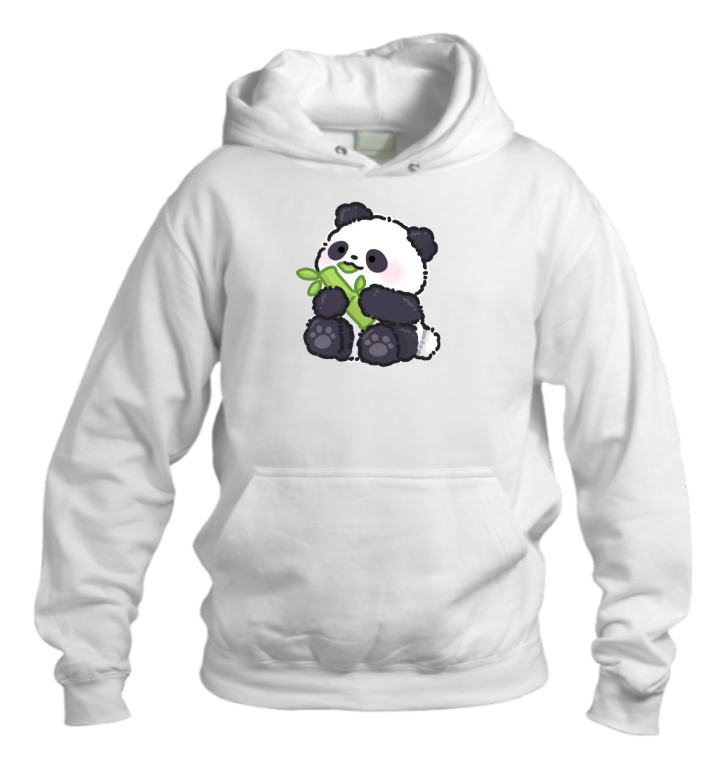PANDA Oversize Hoodie White 19