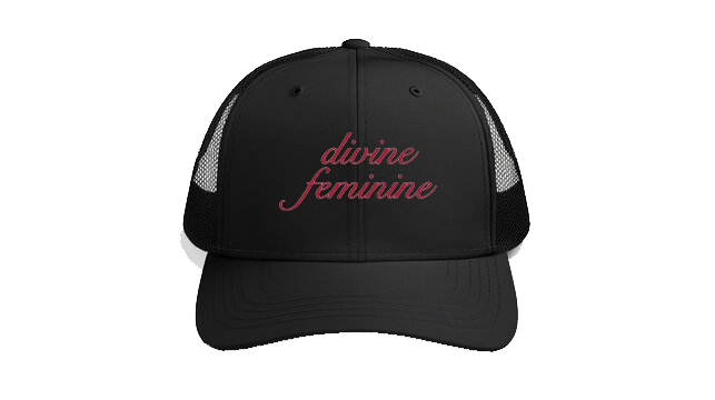 Baseball cap Black divine feminine 68