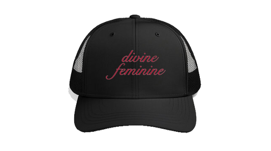 Baseball cap Black divine feminine 68