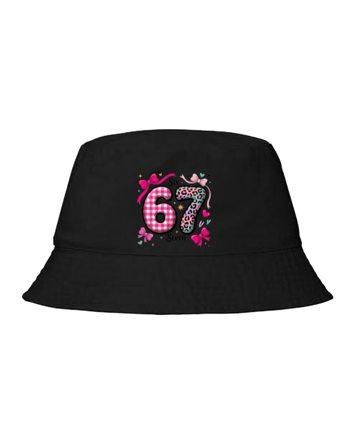 67 designs Bucket hat Fishman hat cap Black 19