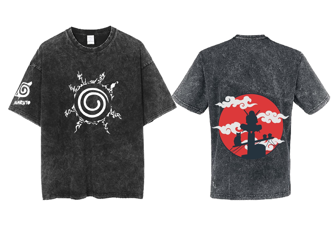 Naruto Shippuden t- shirt One Size Washed Back 19