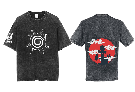 Naruto Shippuden t- shirt One Size Washed Back 19