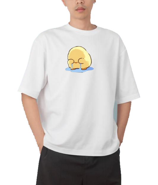 duck One Size t- shirt  White 19