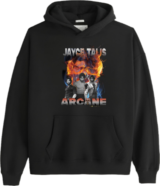 League of Legends Jayce Talis Over Size hoodie Black 3