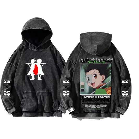 Hunter × Hunter One Size hoodie Washed Back 19