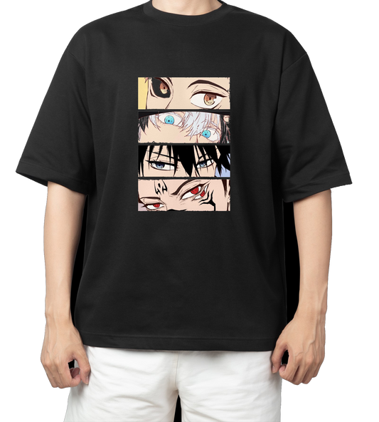 tjujutsu kaisen GOJO Oversize t- shirt Black 19