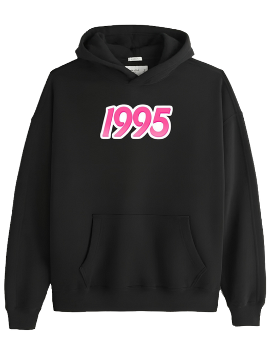 age Oversize Hoodie Black 1995