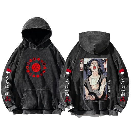 Naruto Shippuden One Size hoodie Washed Back 19