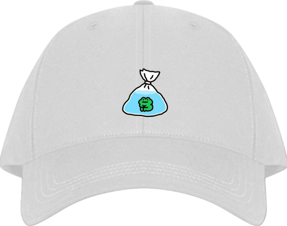 Frog Baseball cap White 19
