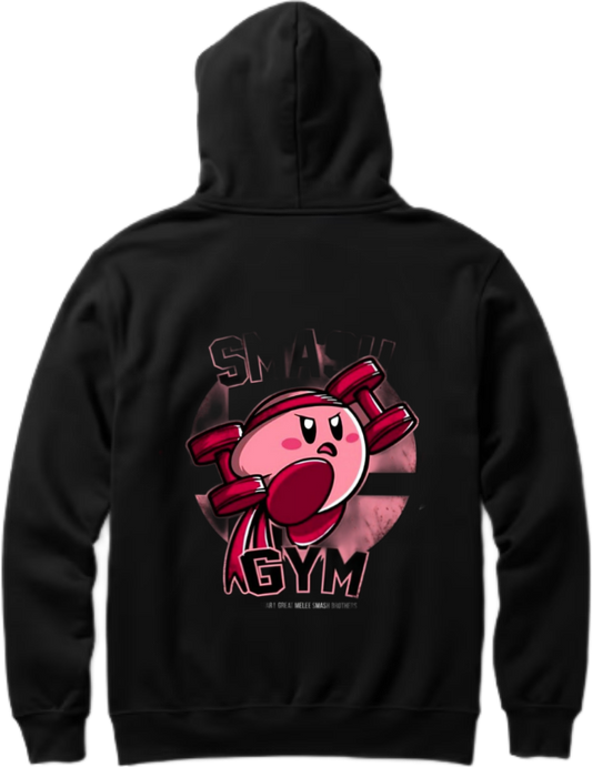 SMASH GYM One Size hoodie Black Back 17