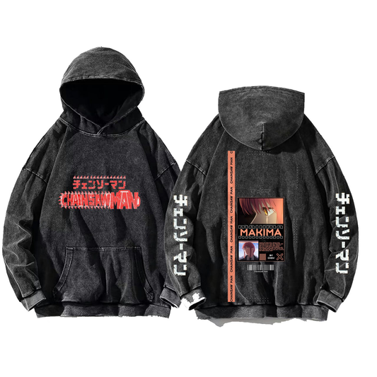 Chainsaw Man One Size hoodie Washed Back 19