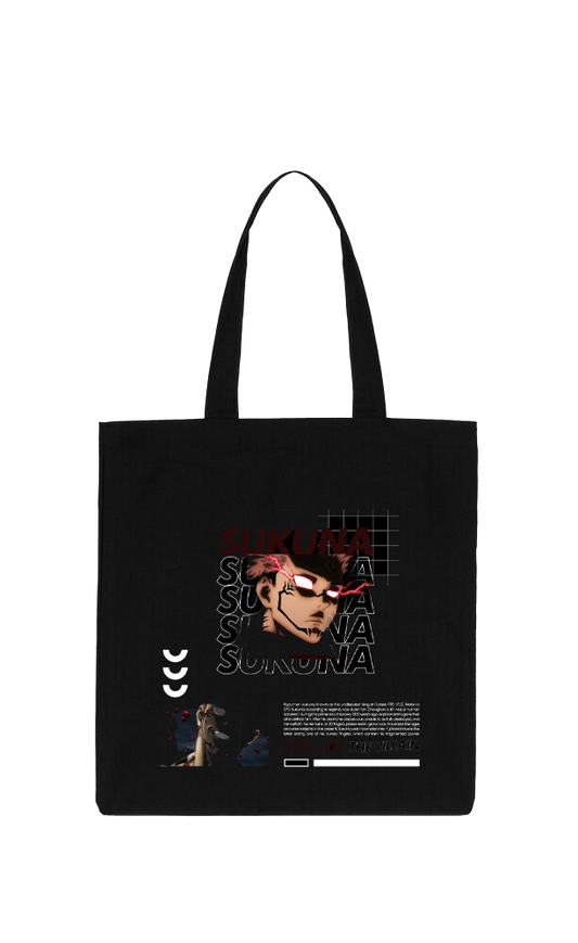 jujutsu kaisen GOJO  tote bag Black 19