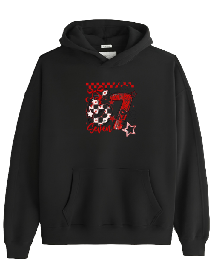 designs 67 Oversize Hoodie Black 19