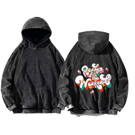 Reauty for the Weekend One Size hoodie Washed Back 19