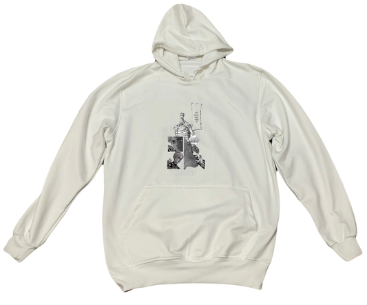 Anime Attack on titan shingeki no kyojin eren levi mikasa Aot White Oversize HOODIE 19