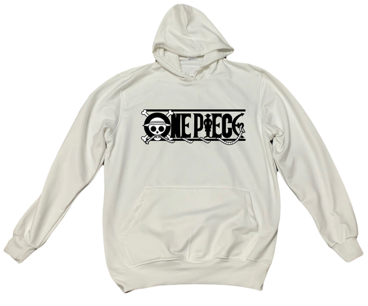 one piece One Size hoodie White 19
