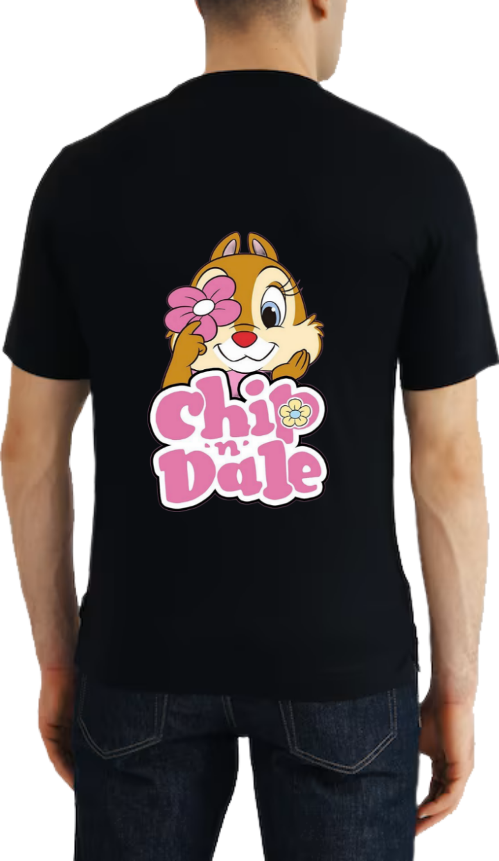 chi Dale t- shirt One Size Black back 19