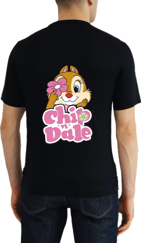 chi Dale t- shirt One Size Black back 19