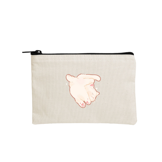 cat wallet pencil case Beige 19