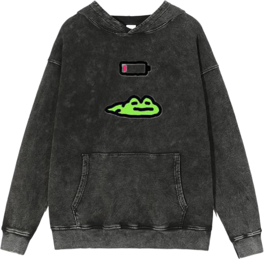 Frog Oversize Hoodie Washed 19