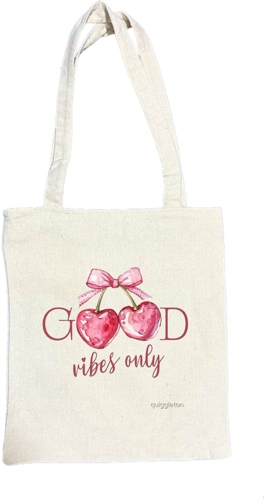 GOOD vibes only tote bag beige 19