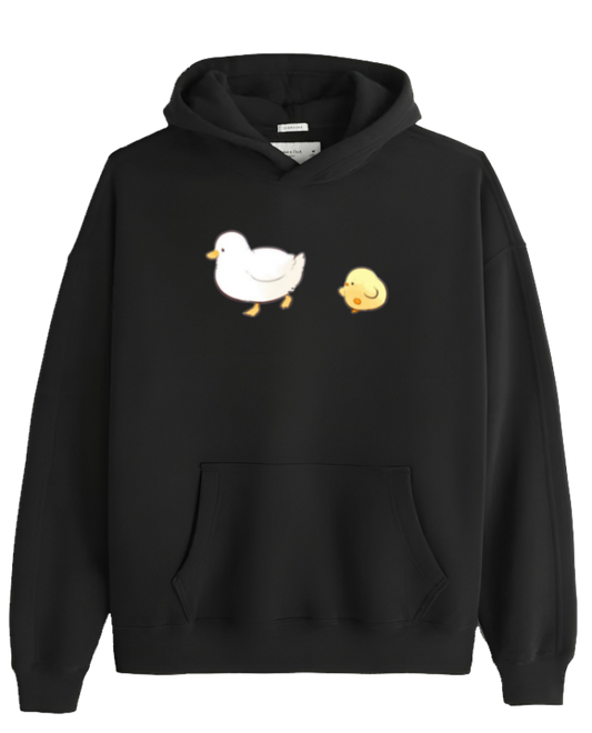 duck Oversize Hoodie Black 19