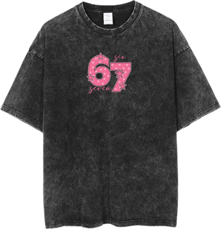 67 designs One Size t- shirt Washed 1