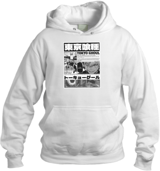 okyo Ghoul One Size hoodie White 1