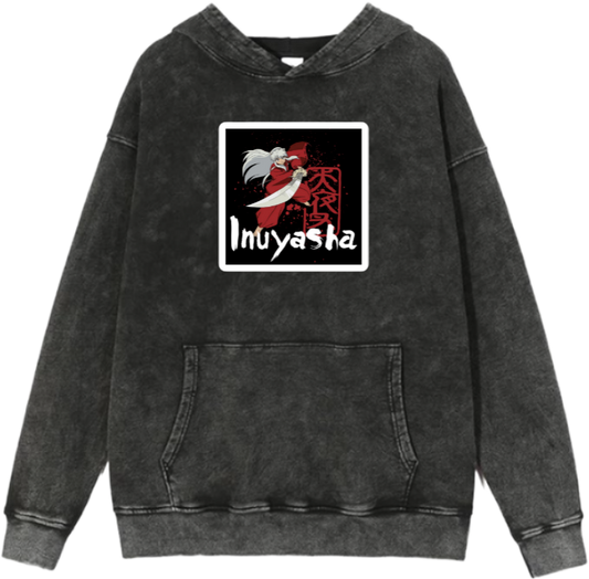 Inuyasha One Size hoodie Washed 1