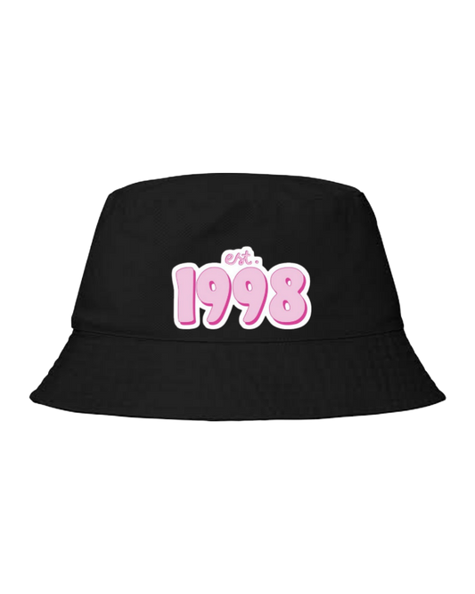 age Bucket hat Fishman hat cap Black 1998