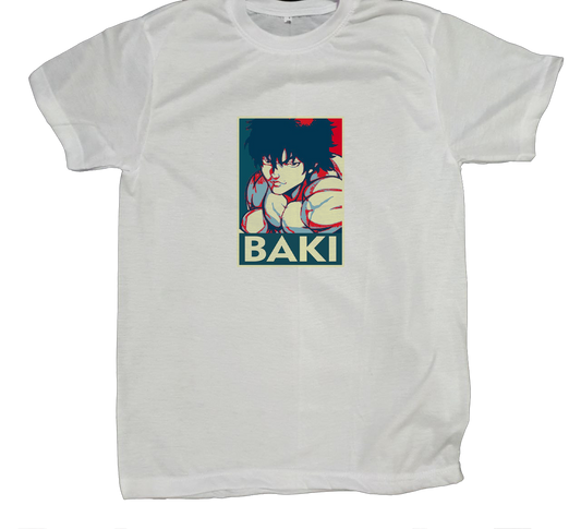 anami baki  Back text One Size t- shirt White  1