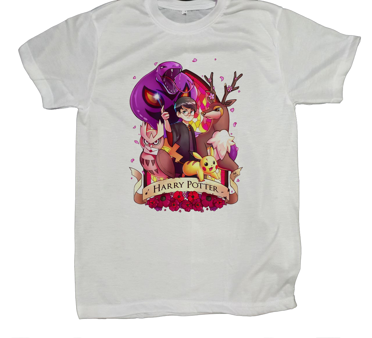 Harry Potter t- shirt fat White 1