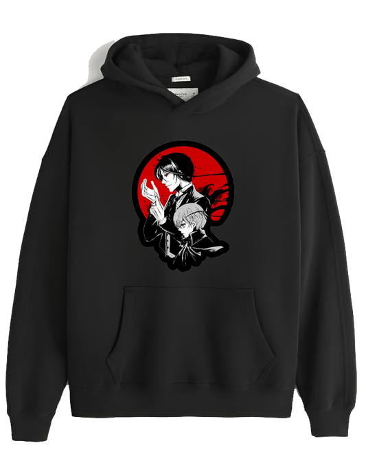 black butler One Size hoodie Black 1