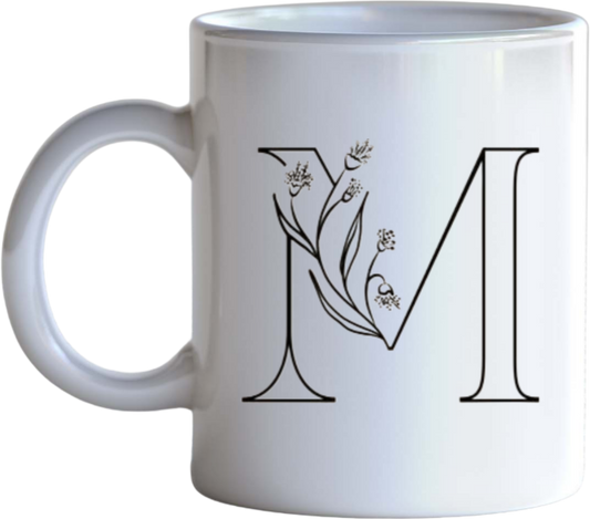 vector letter Mug M 1