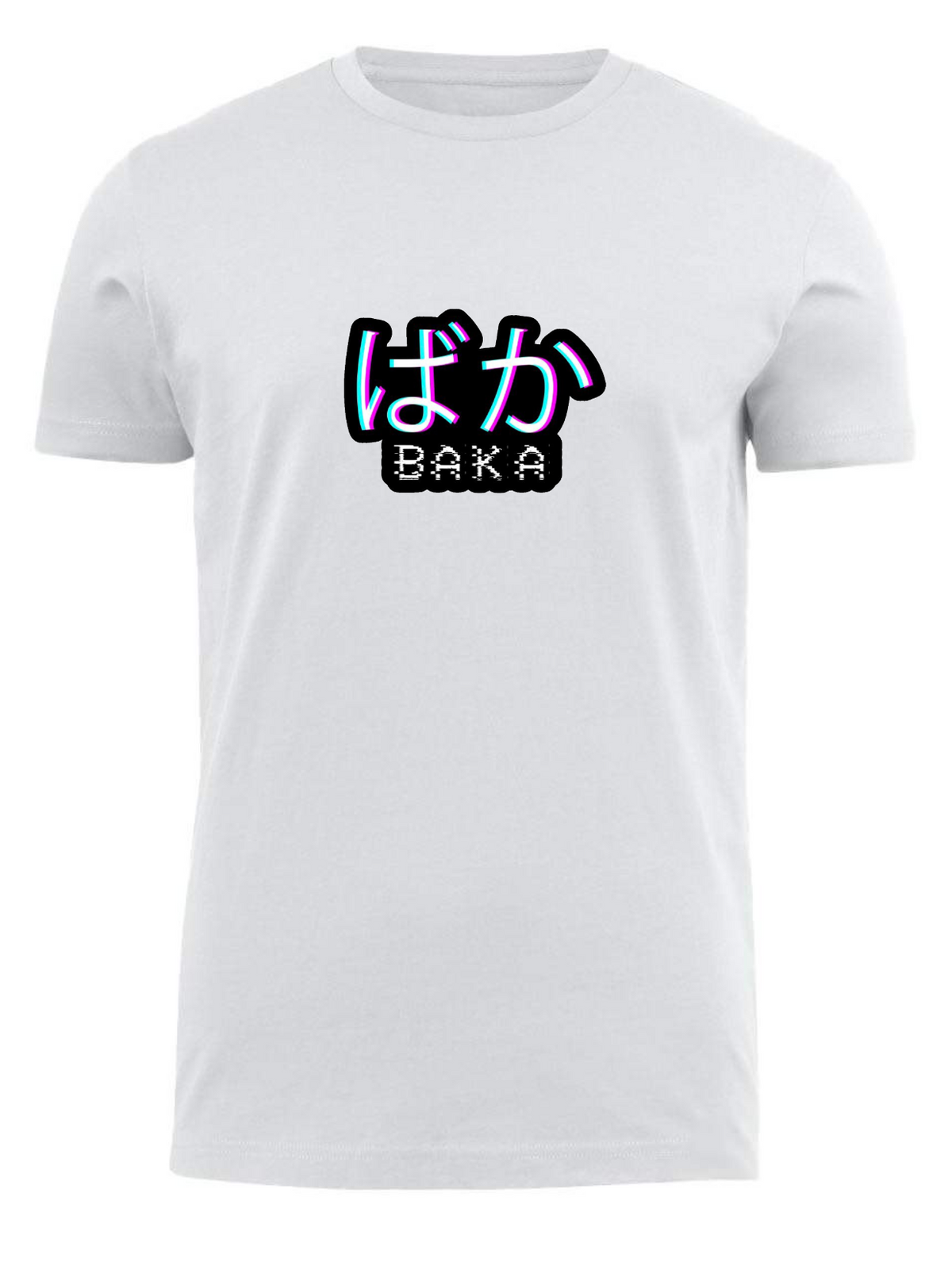 Text png BAKA t-shirt fit White 1