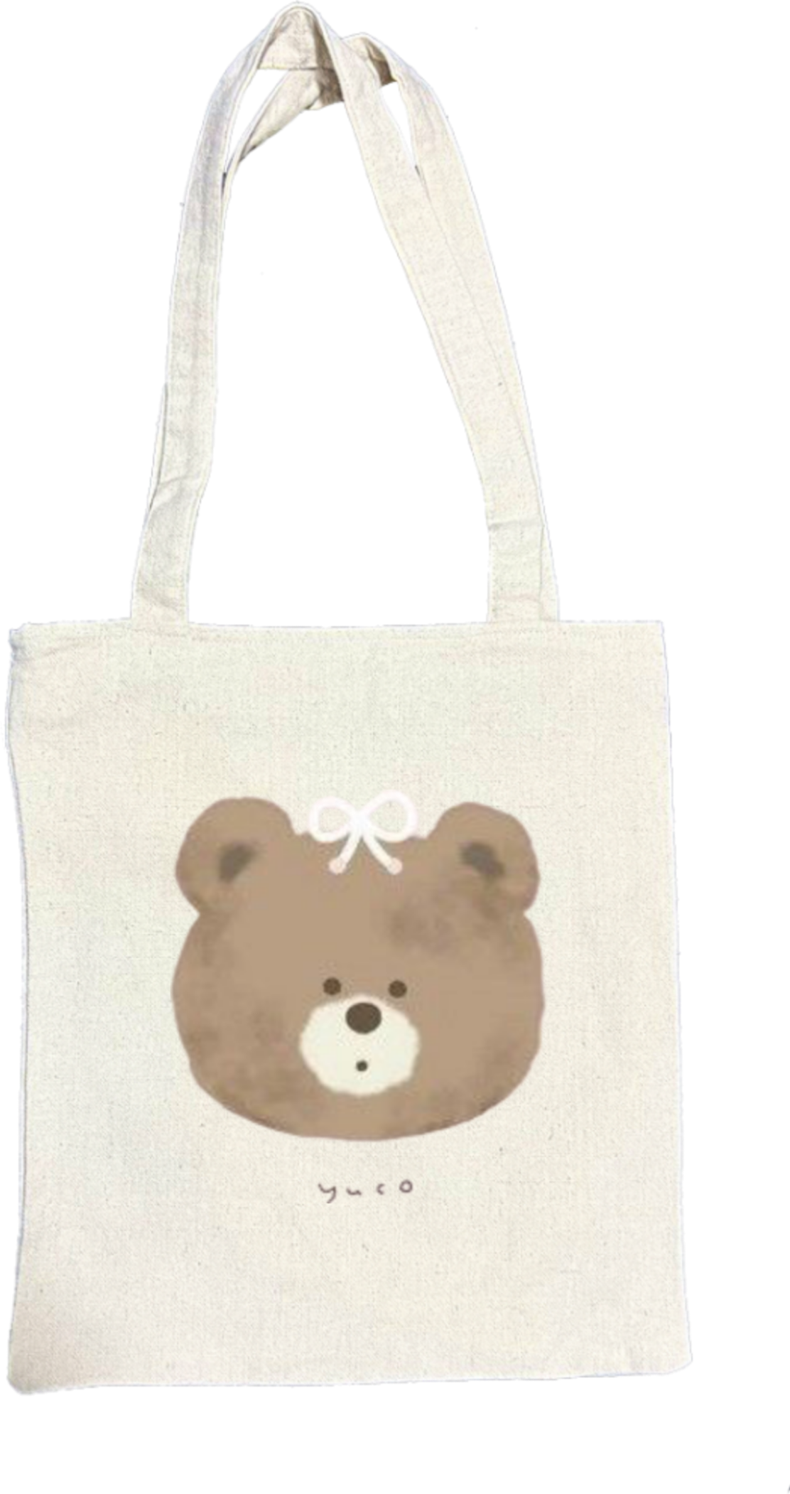 bear tote bag Beige 1