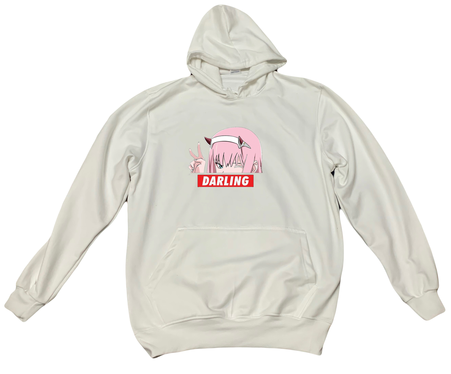Zero Two One Size hoodie White 1