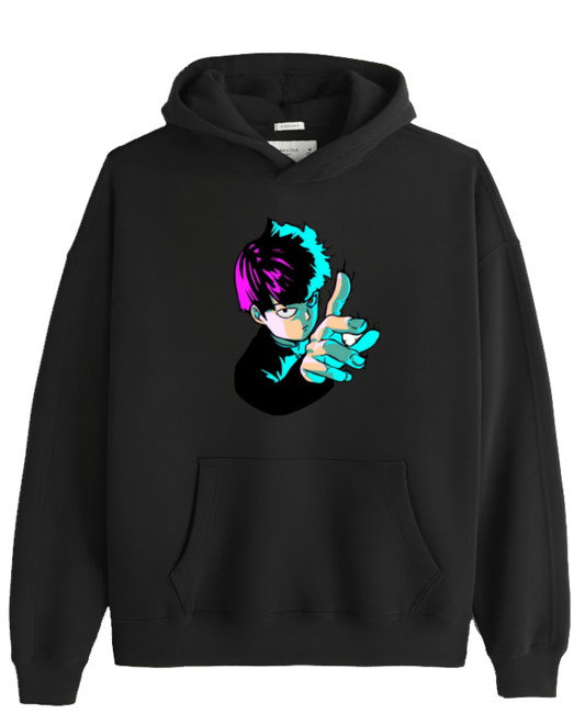 Mob Psycho 100 One Size hoodie Black 1