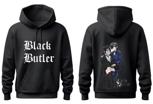 Black Butler One Size hoodie Black Back 1