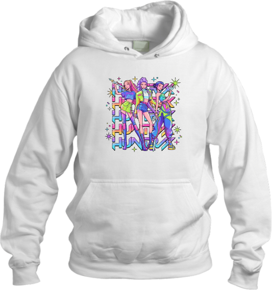 Hunterix kpop Oversize  Hoodie White 1