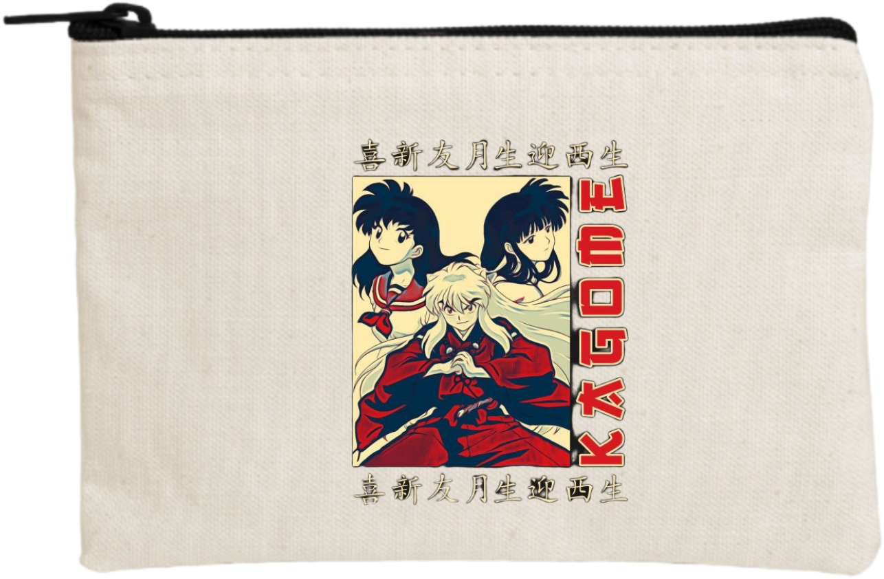Inuyasha wallet pencil case Beige 1