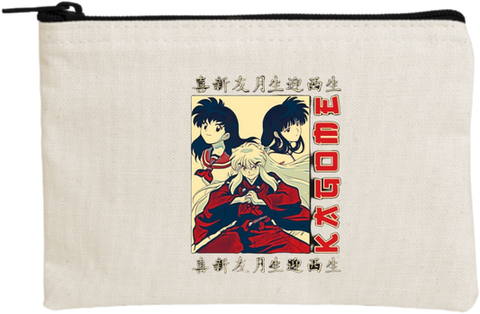 Inuyasha wallet pencil case Beige 1