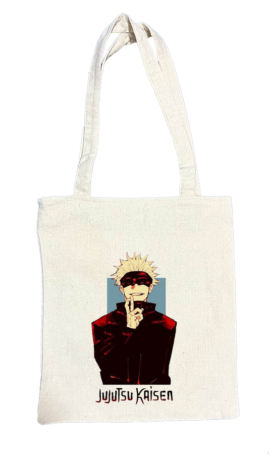 jujutsu kaisen GOJO  tote bag biege 1