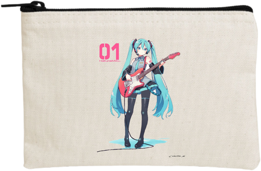 Hatsune Miku wallet pencil case Beige 1